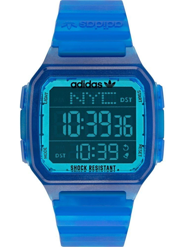 Blue Synthetic Sport Watch