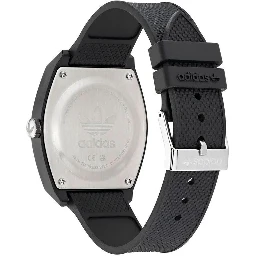 ساعة رياضية سوداء صناعية