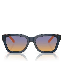 Orange Resin Sunglasses
