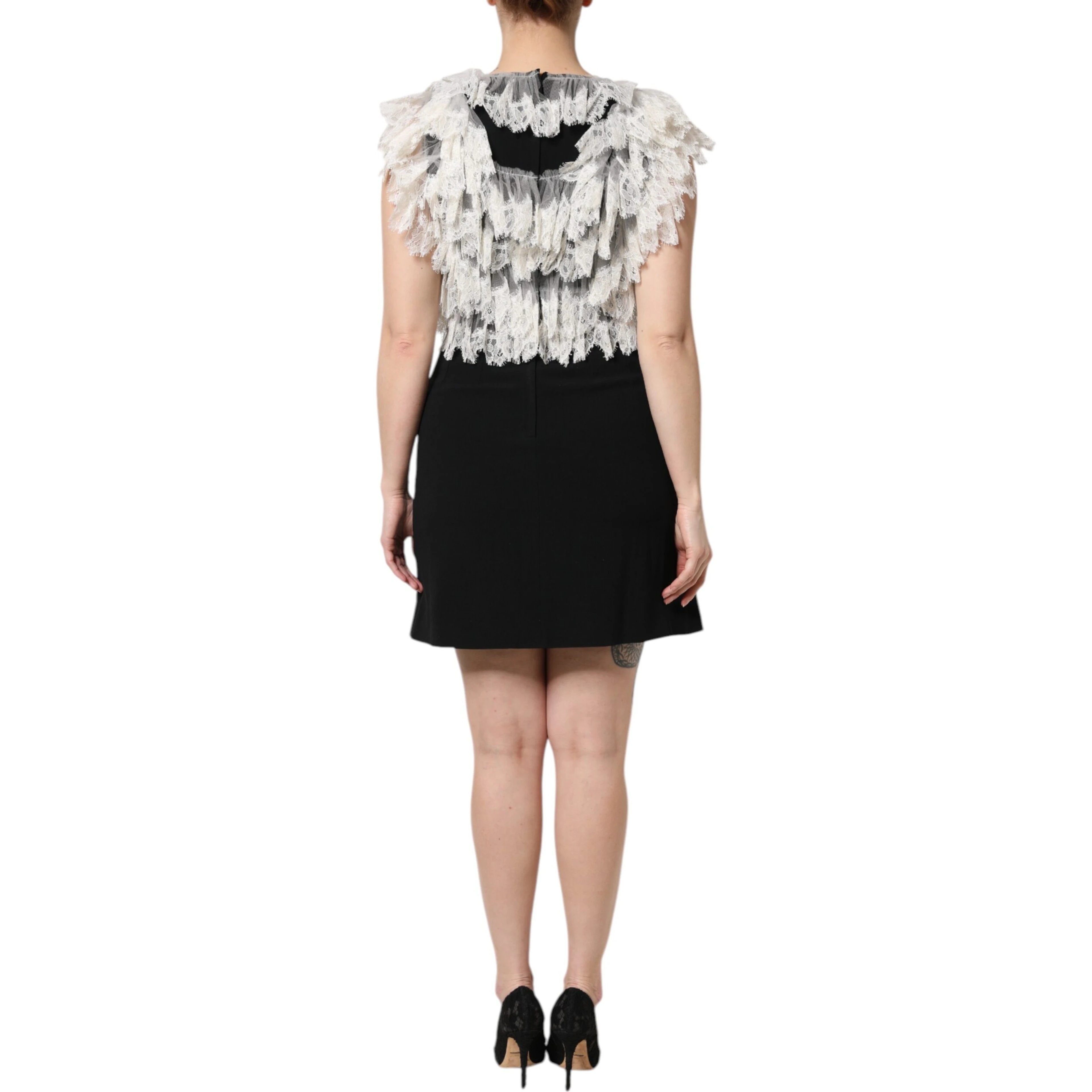 Black Fashion Devotion Embellish Mini Dress