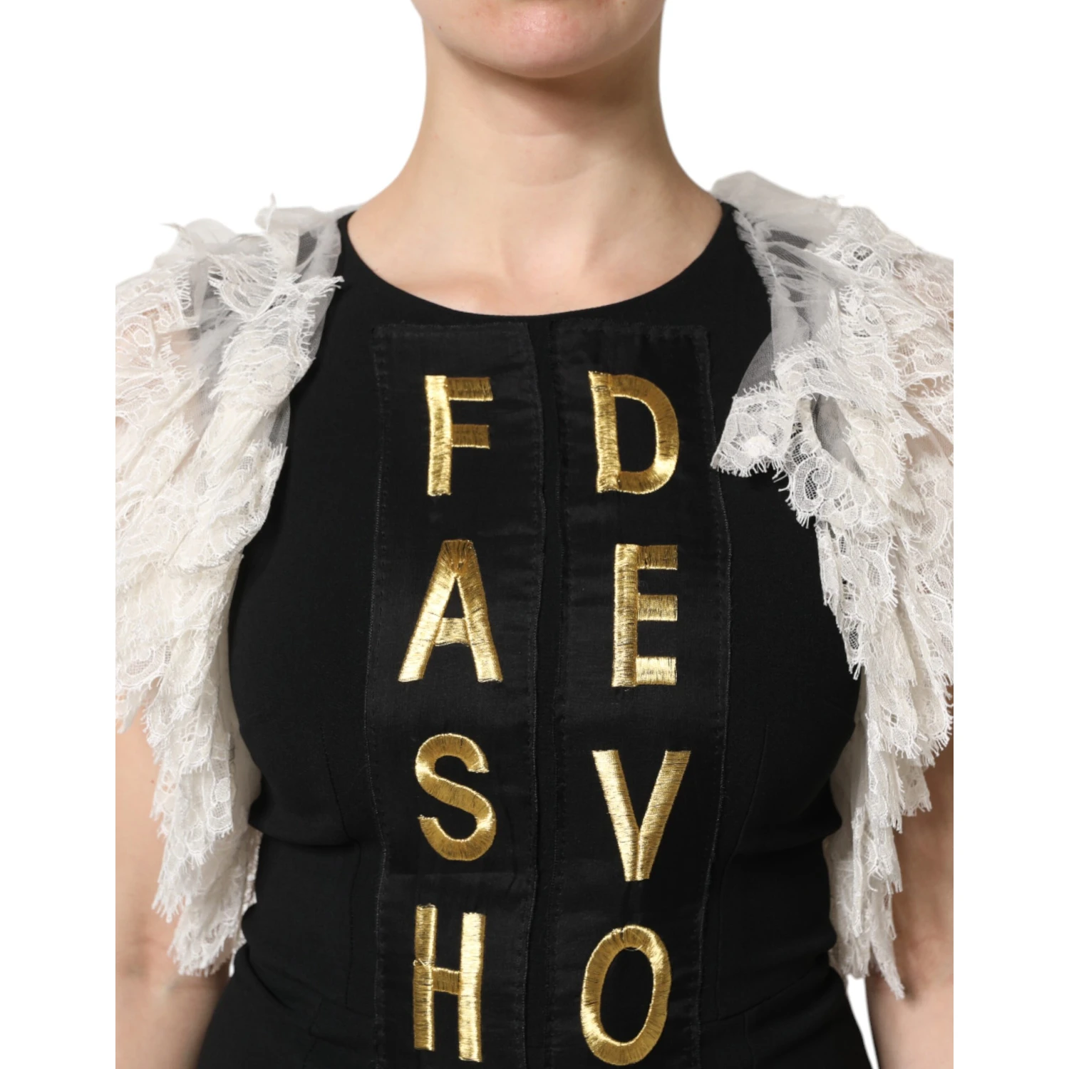 Black Fashion Devotion Embellish Mini Dress