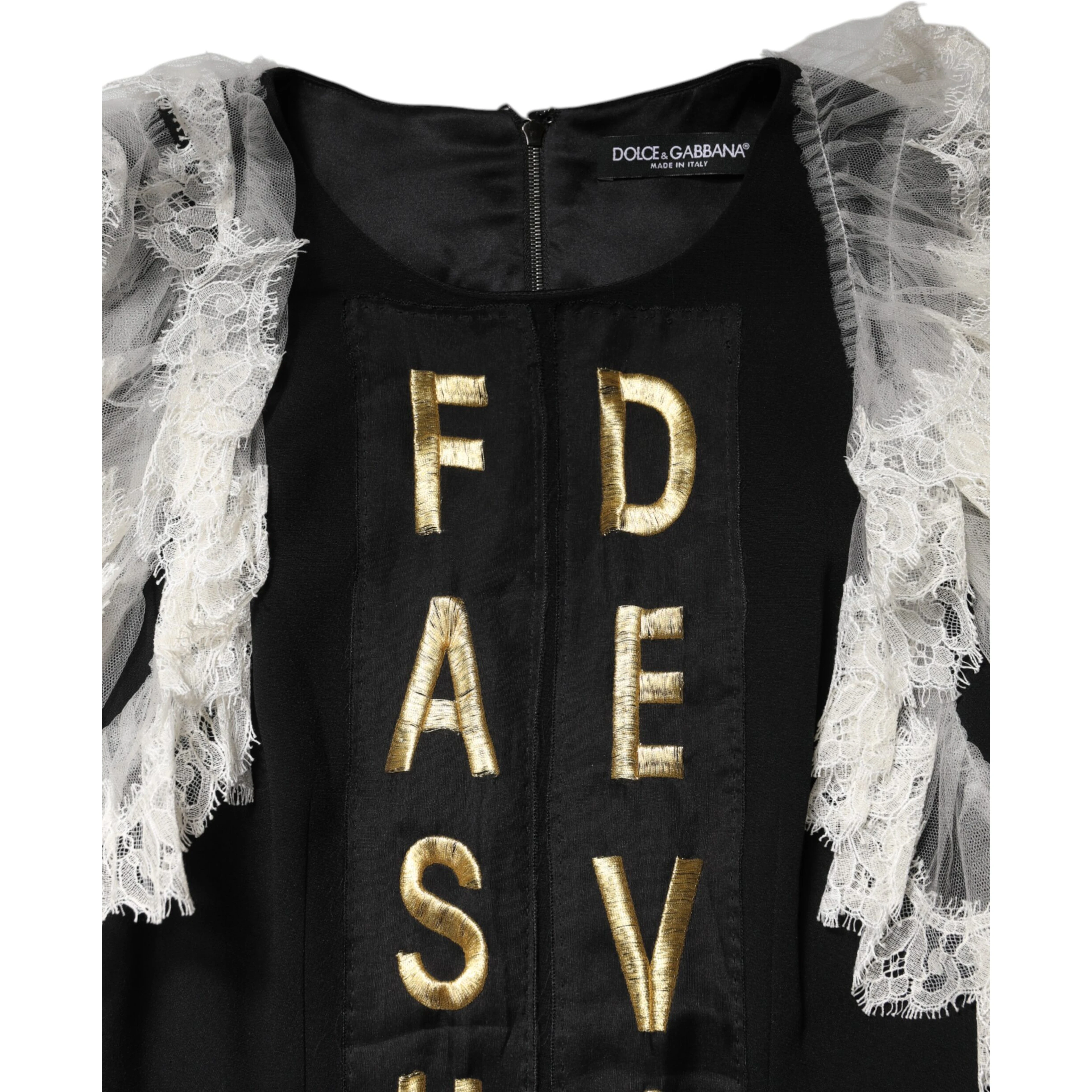 Black Fashion Devotion Embellish Mini Dress