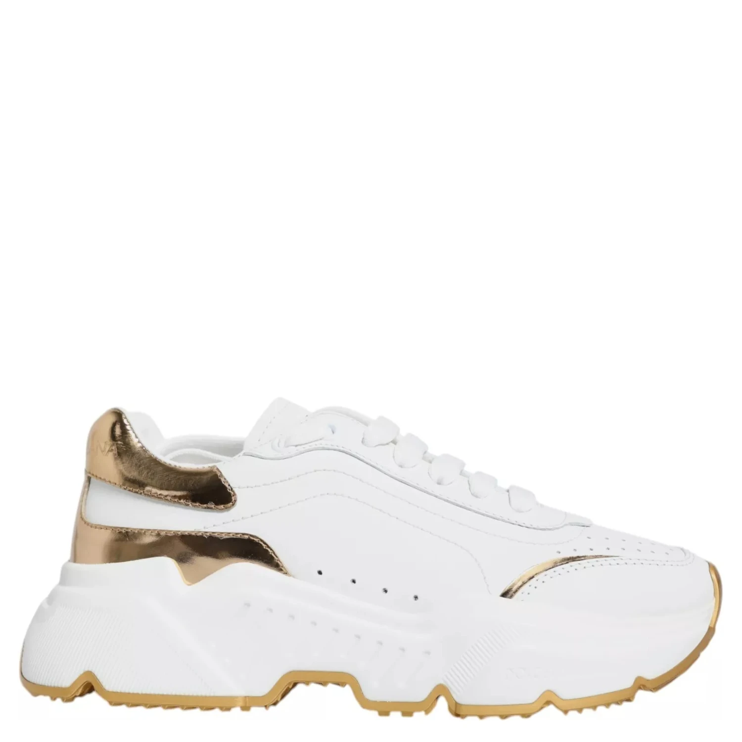White Gold Daymaster Low Top Sneakers Shoes