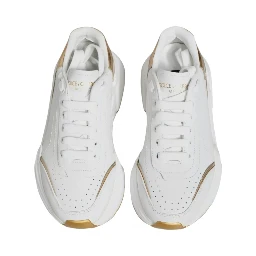White Gold Daymaster Low Top Sneakers Shoes