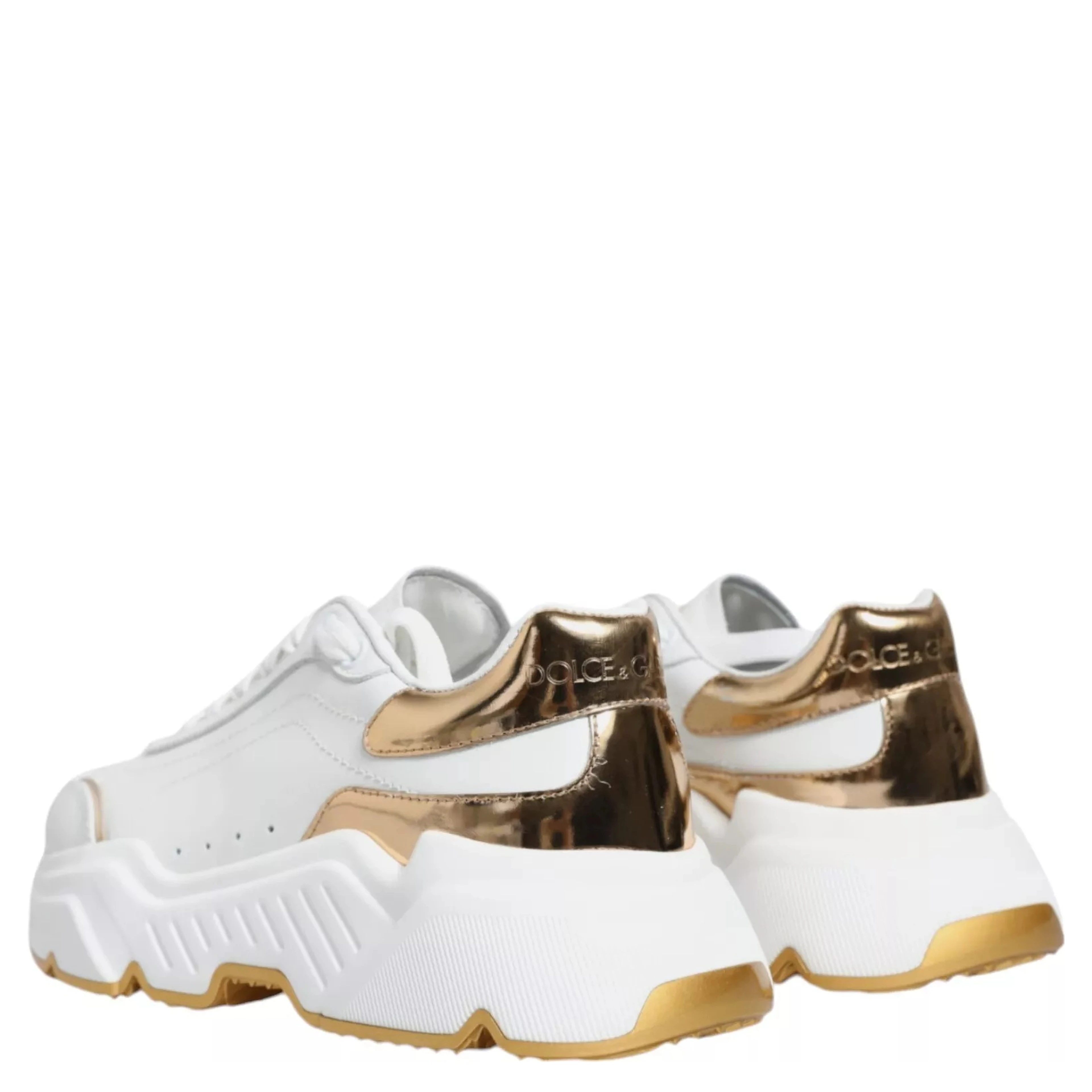 White Gold Daymaster Low Top Sneakers Shoes