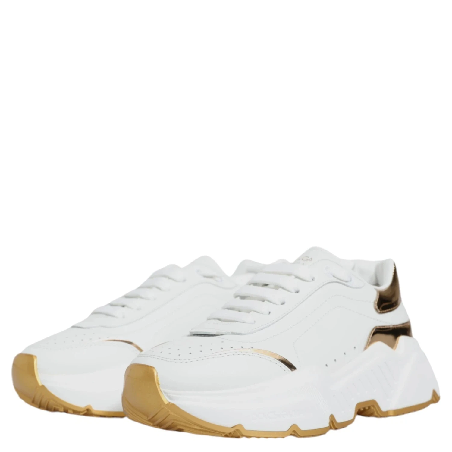 White Gold Daymaster Low Top Sneakers Shoes