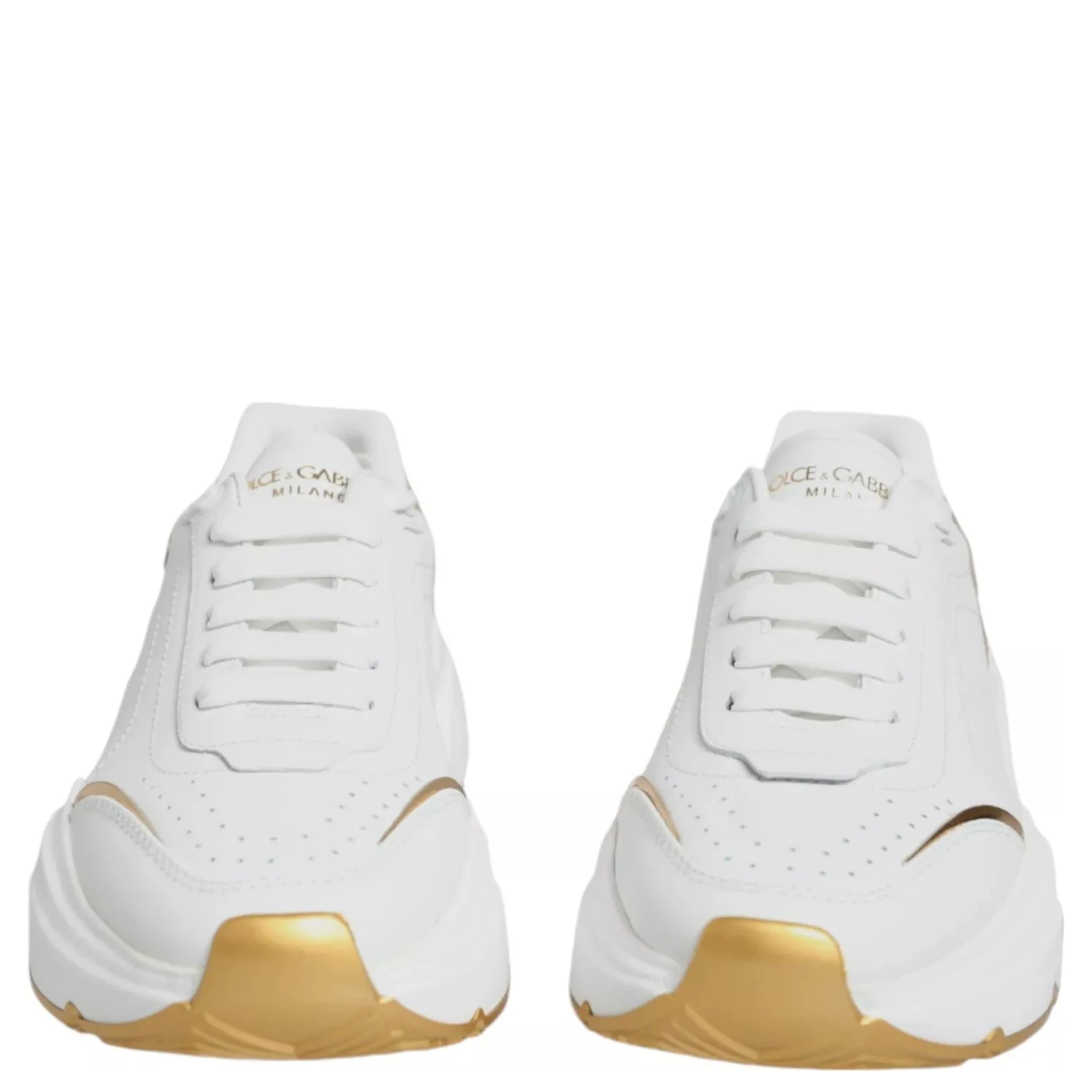White Gold Daymaster Low Top Sneakers Shoes