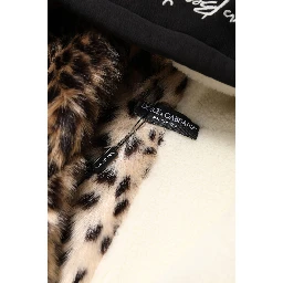 Black Embroidered Full Zip Hooded Jacket