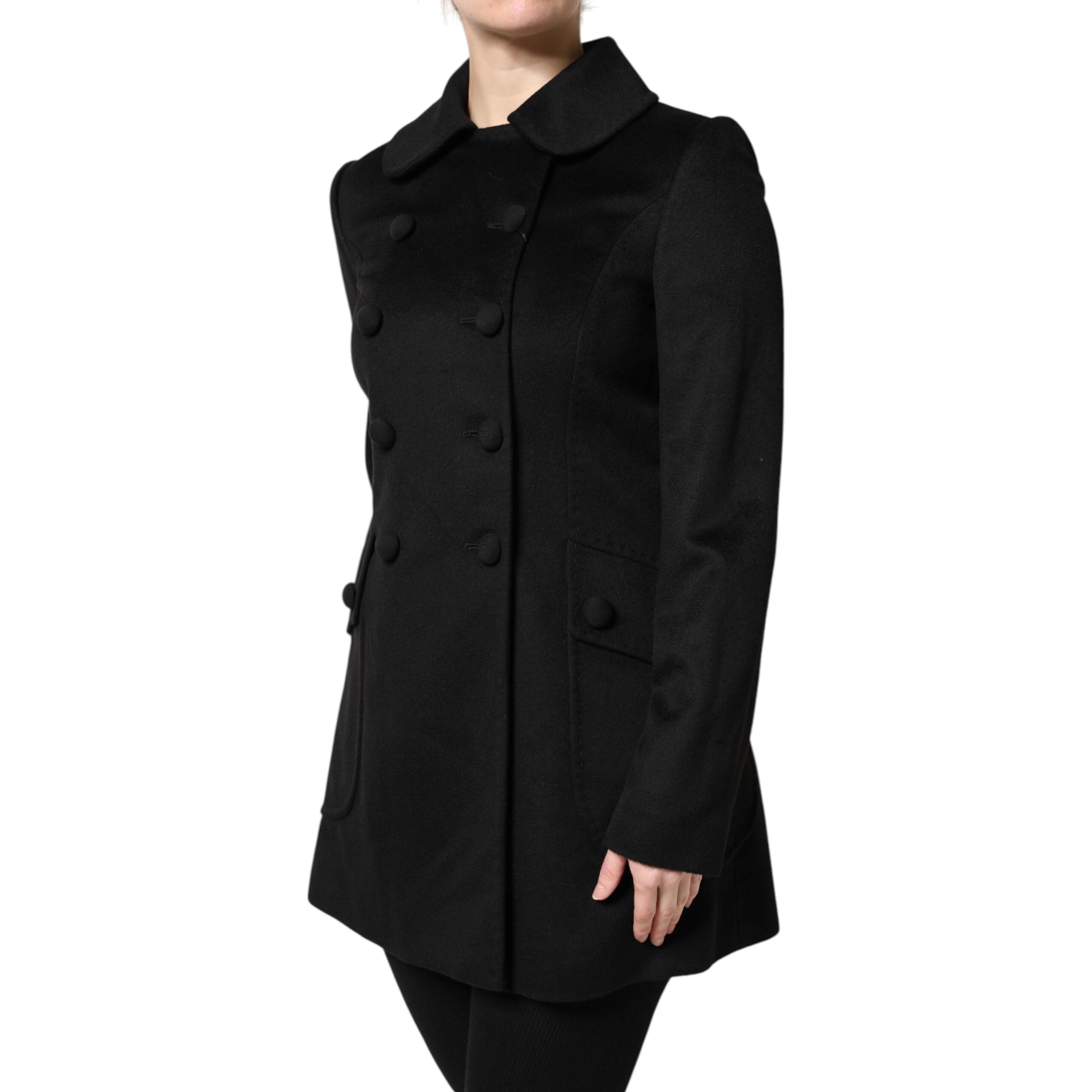 Black Wool Sartoria Italiano Blazer Jacket