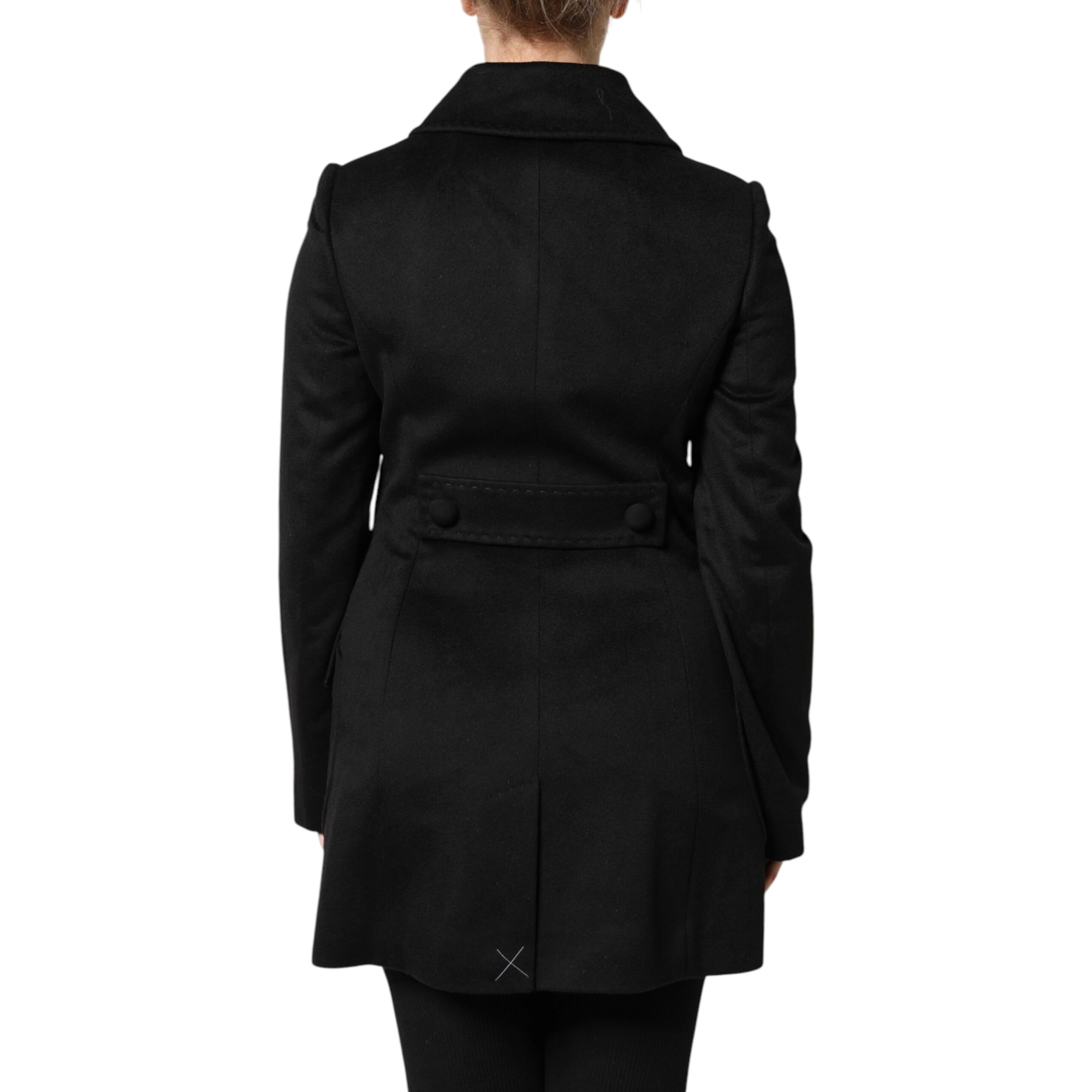 Black Wool Sartoria Italiano Blazer Jacket
