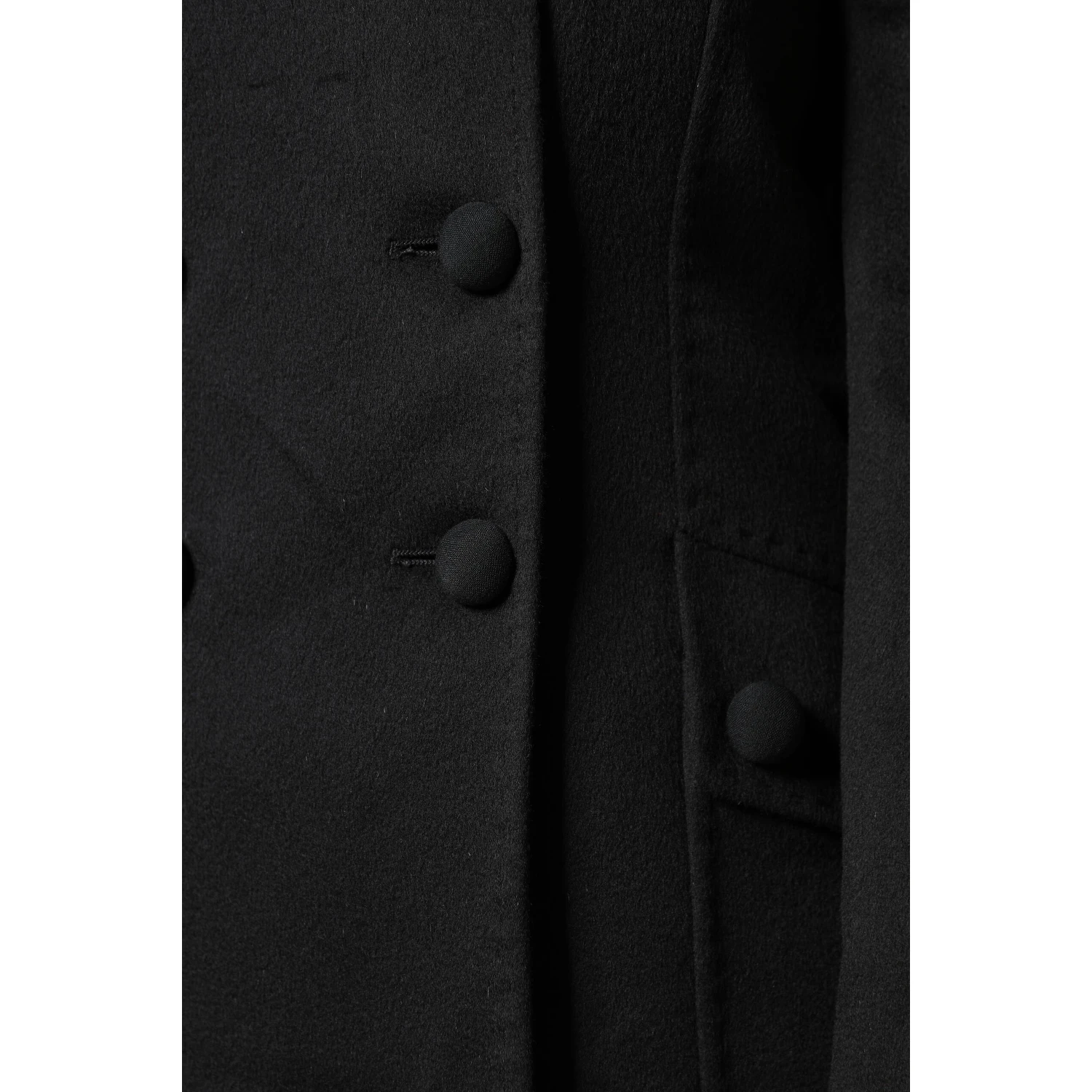 Black Wool Sartoria Italiano Blazer Jacket