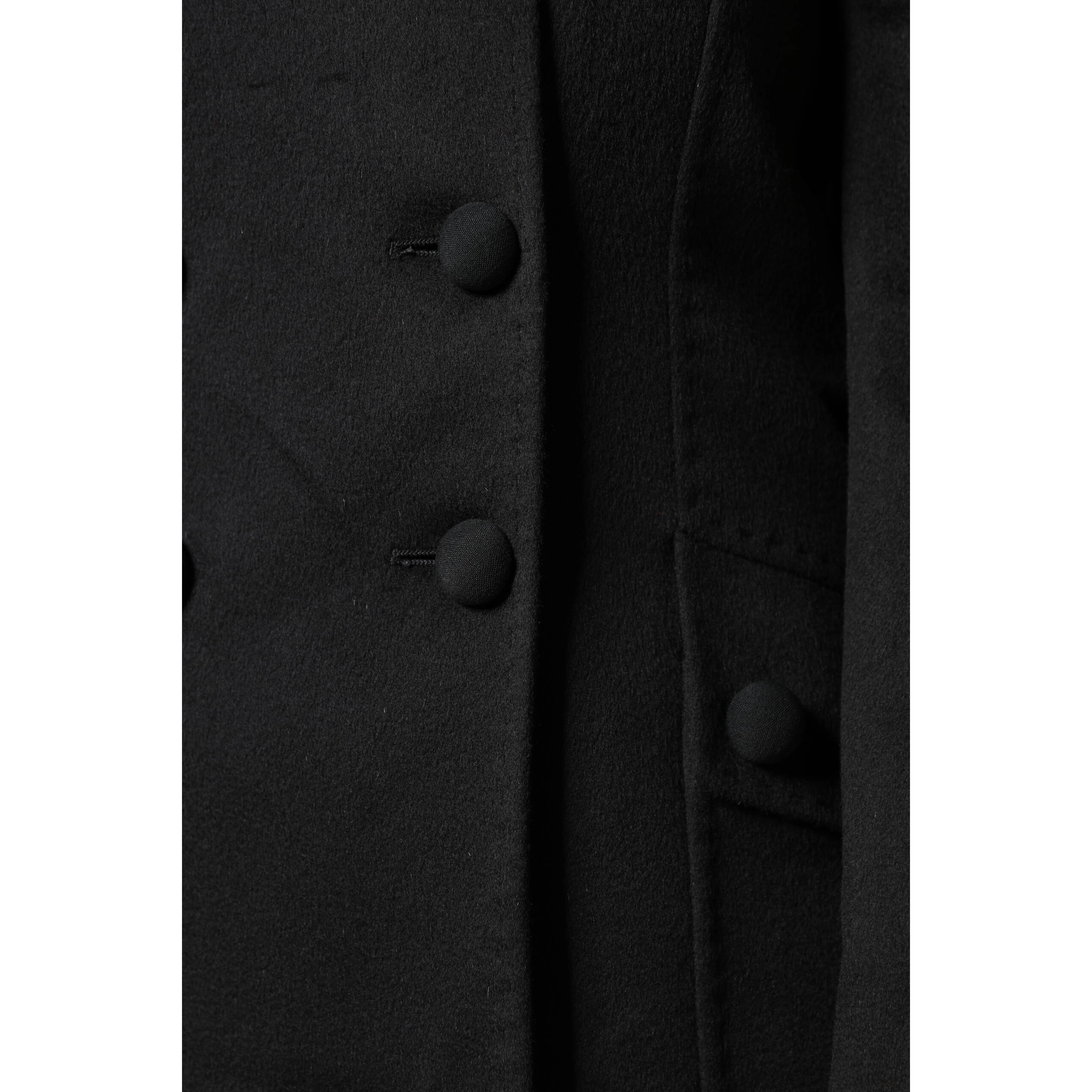 Black Wool Sartoria Italiano Blazer Jacket