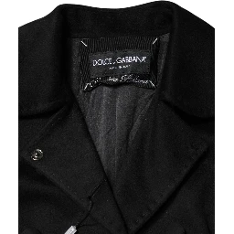 Black Wool Sartoria Italiano Blazer Jacket