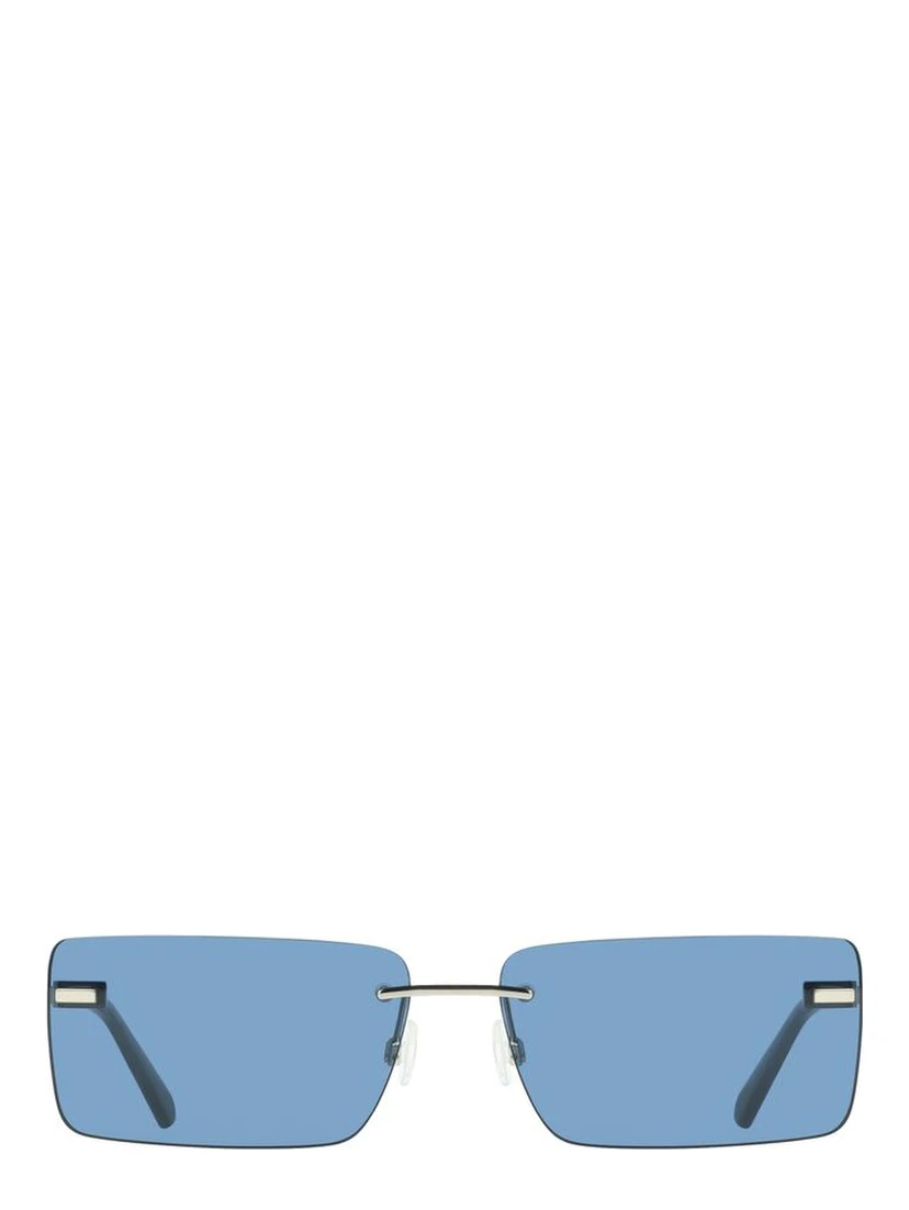 Blue Metal Women Sunglass