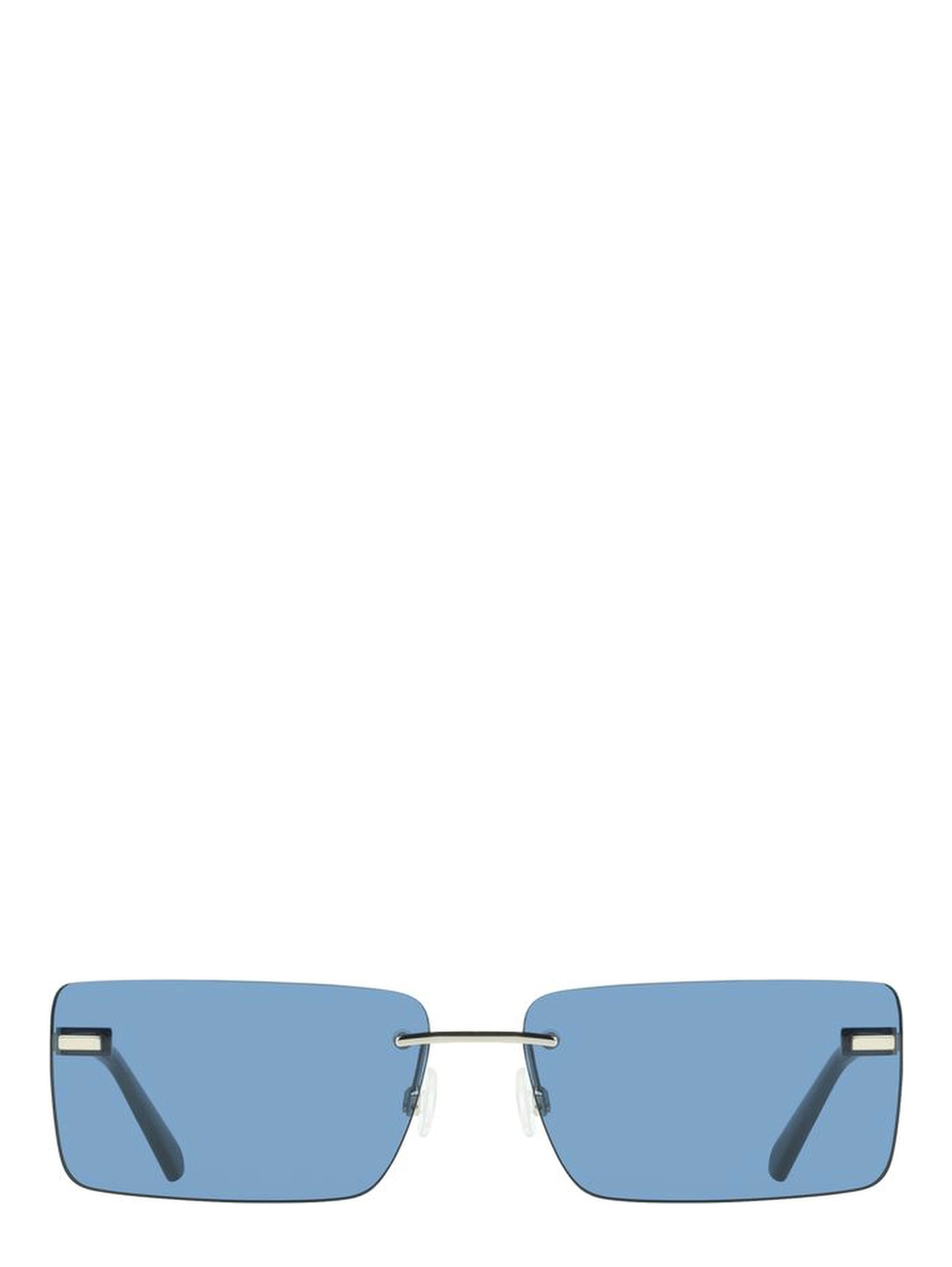 Blue Metal Women Sunglass