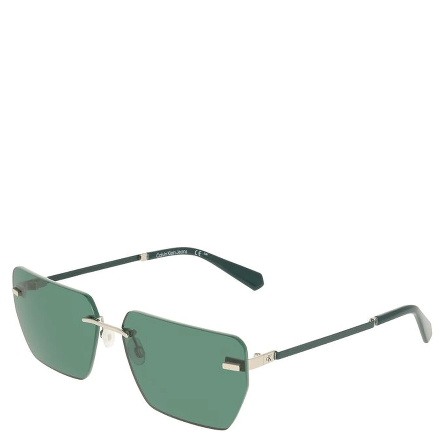 Green Metal Men Sunglass