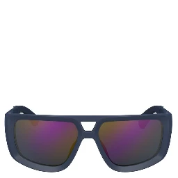 Blue Plastic Men Sunglasses