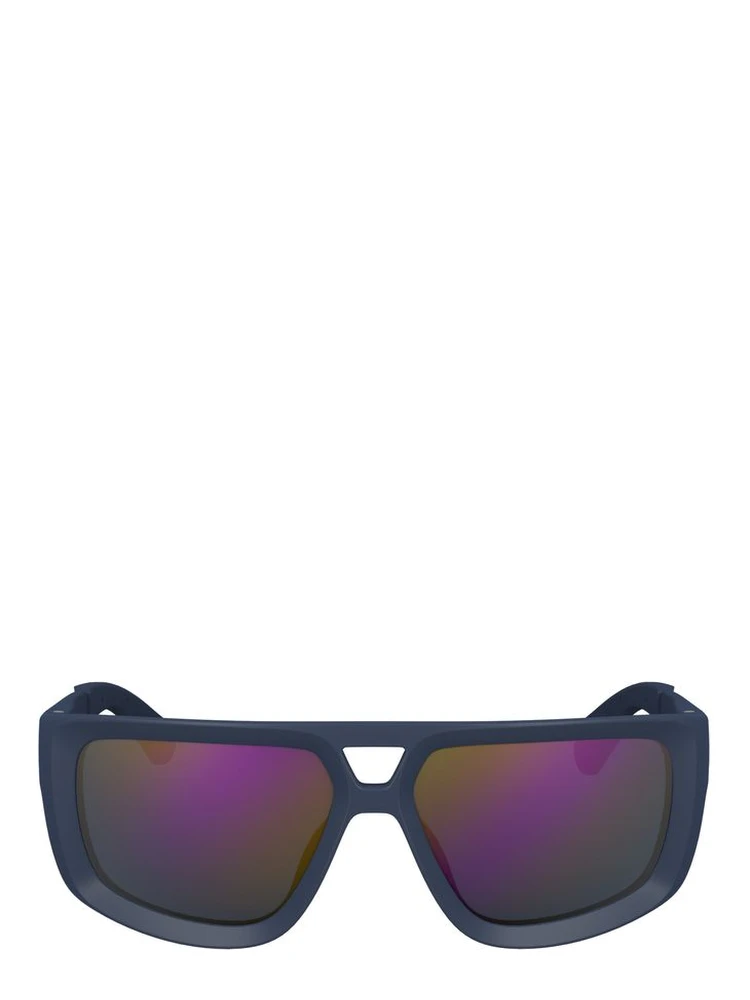 Blue Plastic Men Sunglasses
