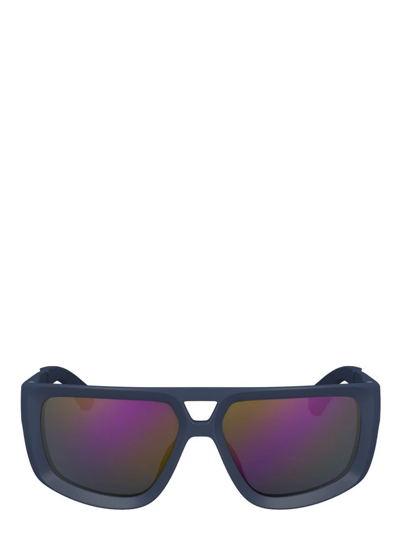 Blue Plastic Men Sunglasses