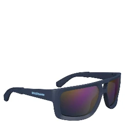 Blue Plastic Men Sunglasses
