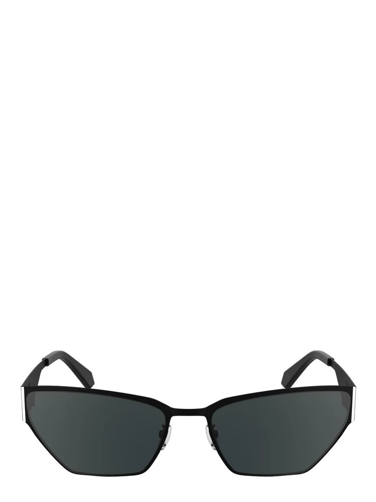 Black Metal Women Sunglasses