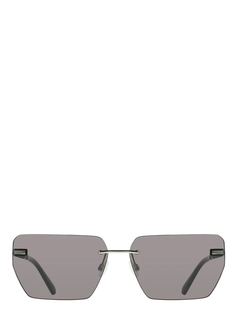 Gray Metal Men Sunglasses