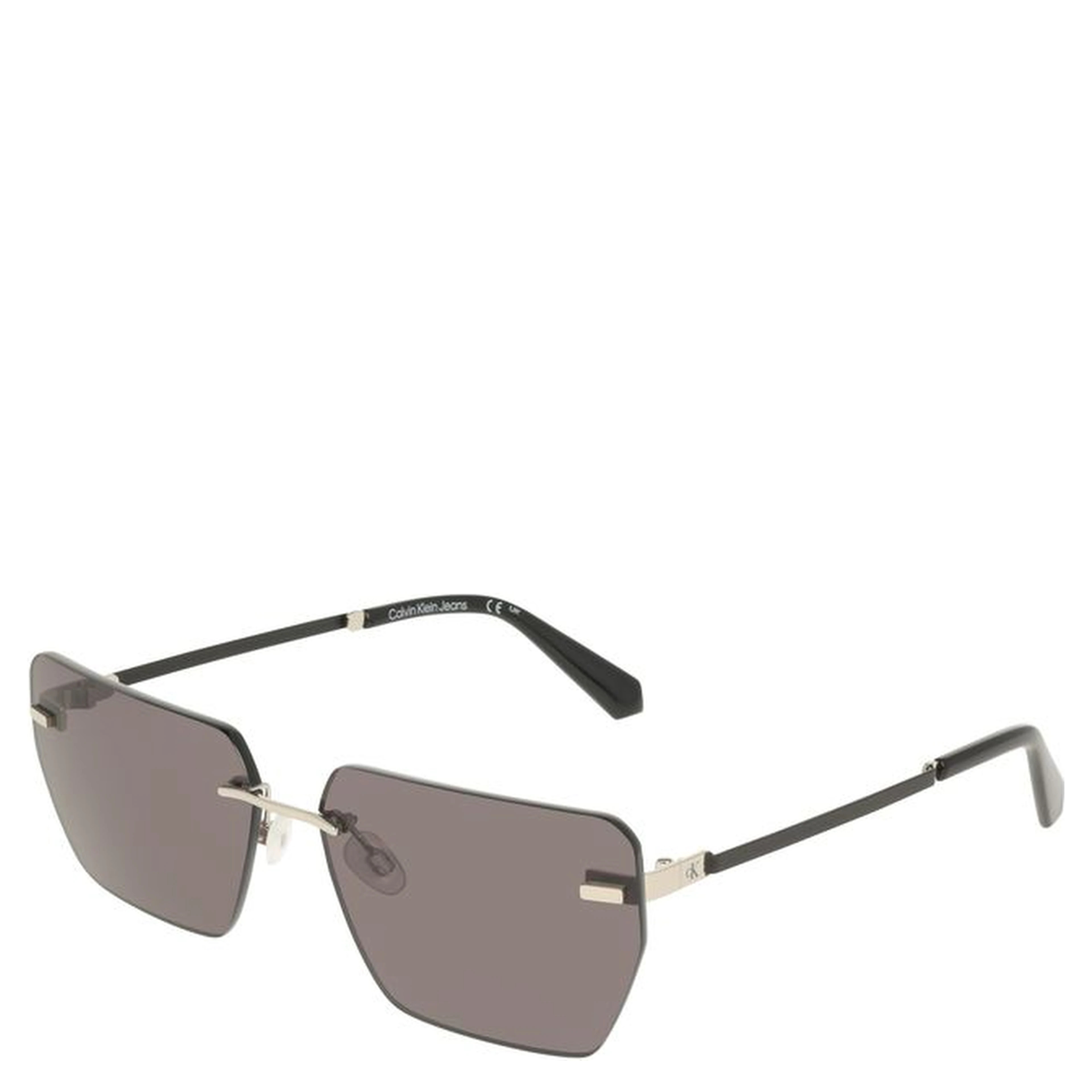 Gray Metal Men Sunglasses