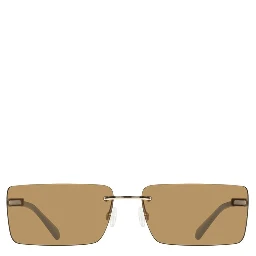 Beige Metal Women Sunglass