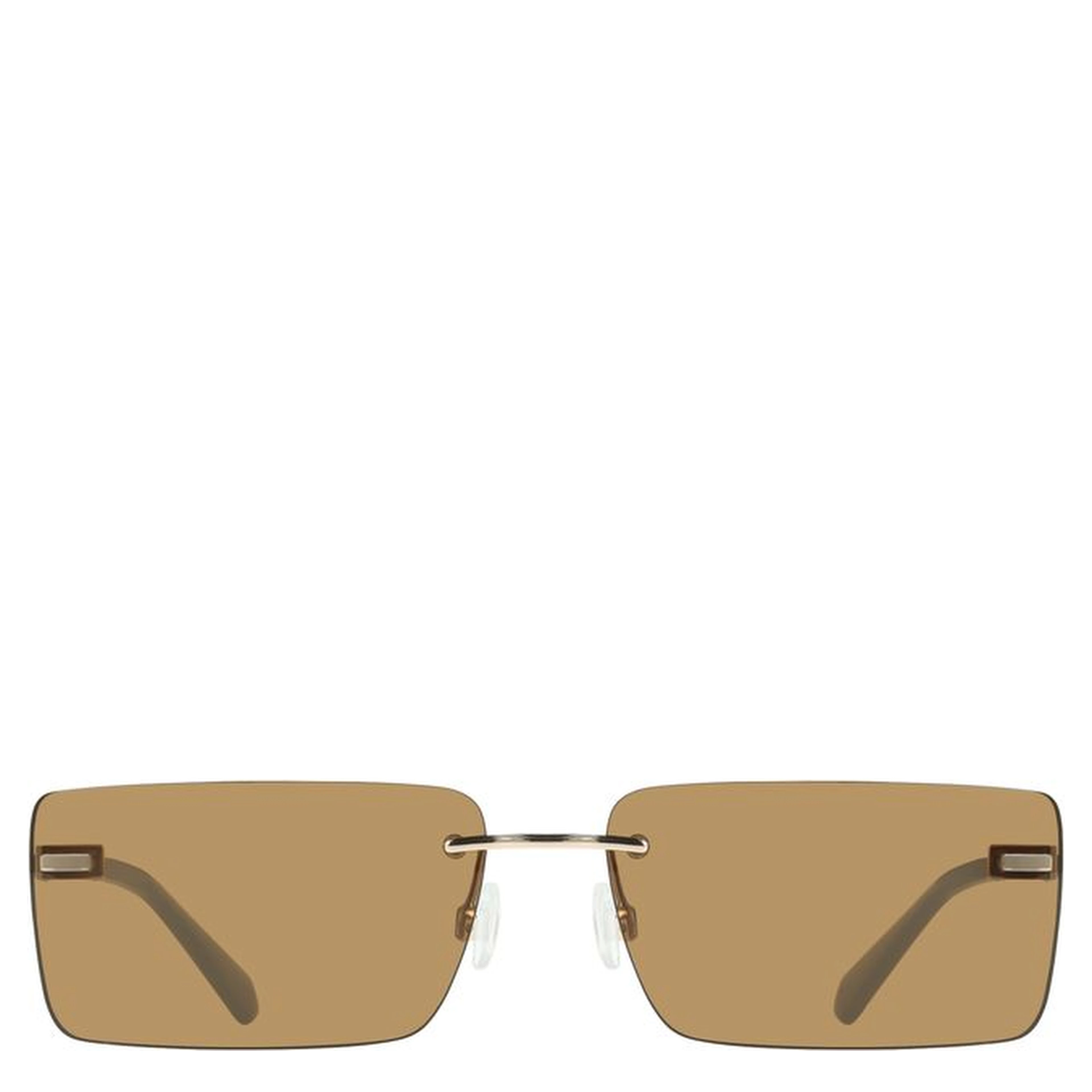 Beige Metal Women Sunglass