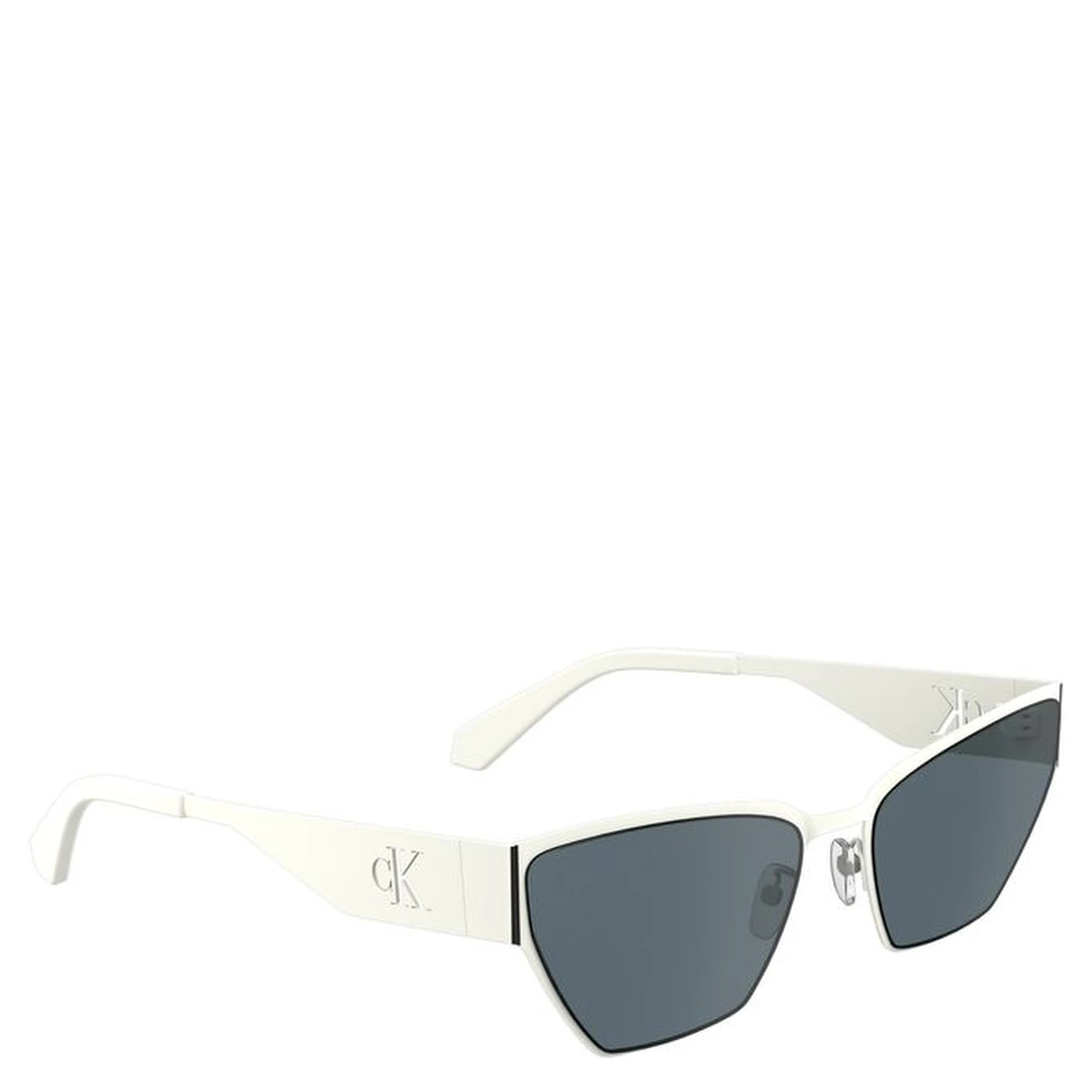 White Metal Women Sunglass