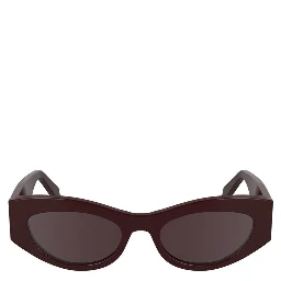 Red Acetate Women Sunglasses