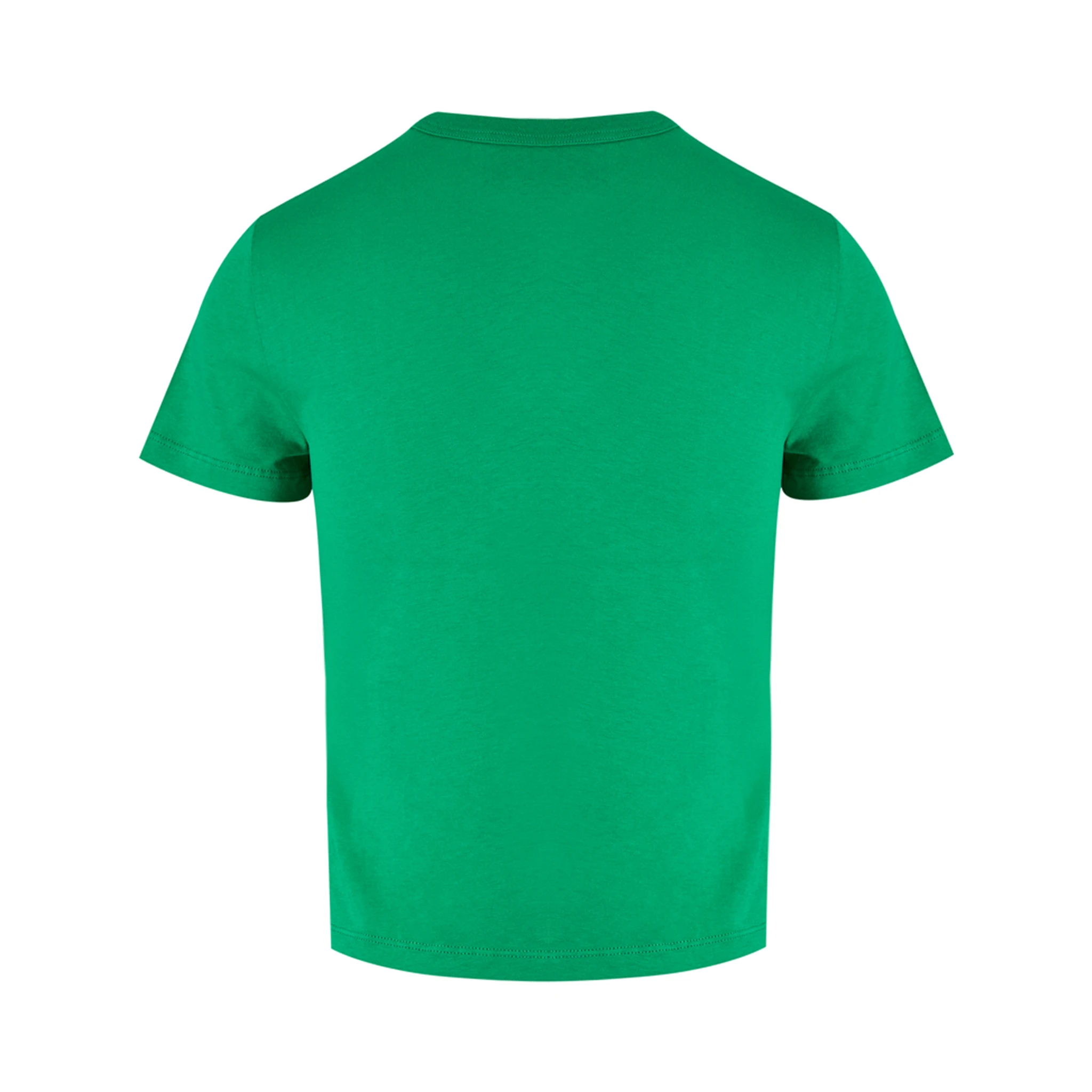 Green Cotton Logo T-Shirt