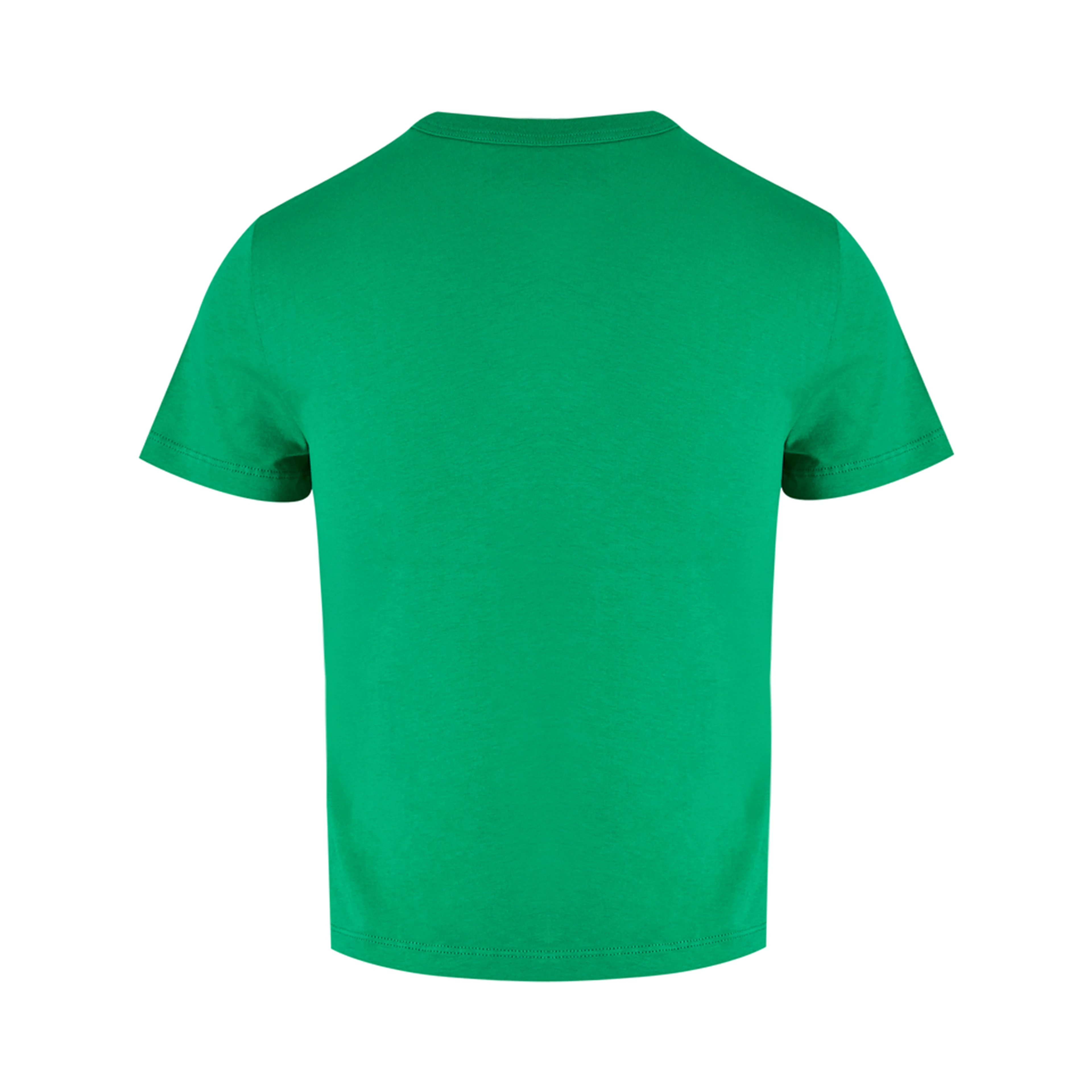 Green Cotton Logo T-Shirt