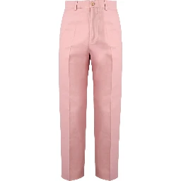 Light Pink Cotton Pants
