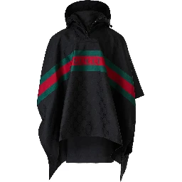 معطف من النايلون بنقشة جاكار جي جي