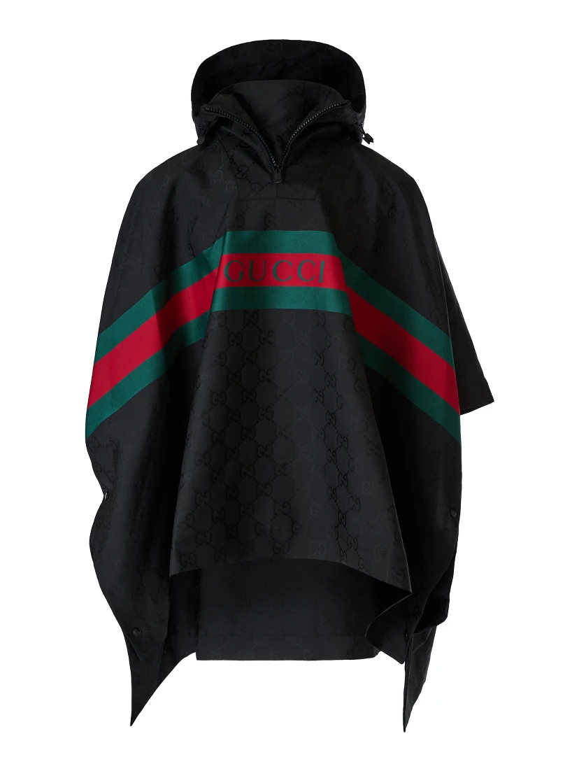 GG Jacquard Nylon Coat