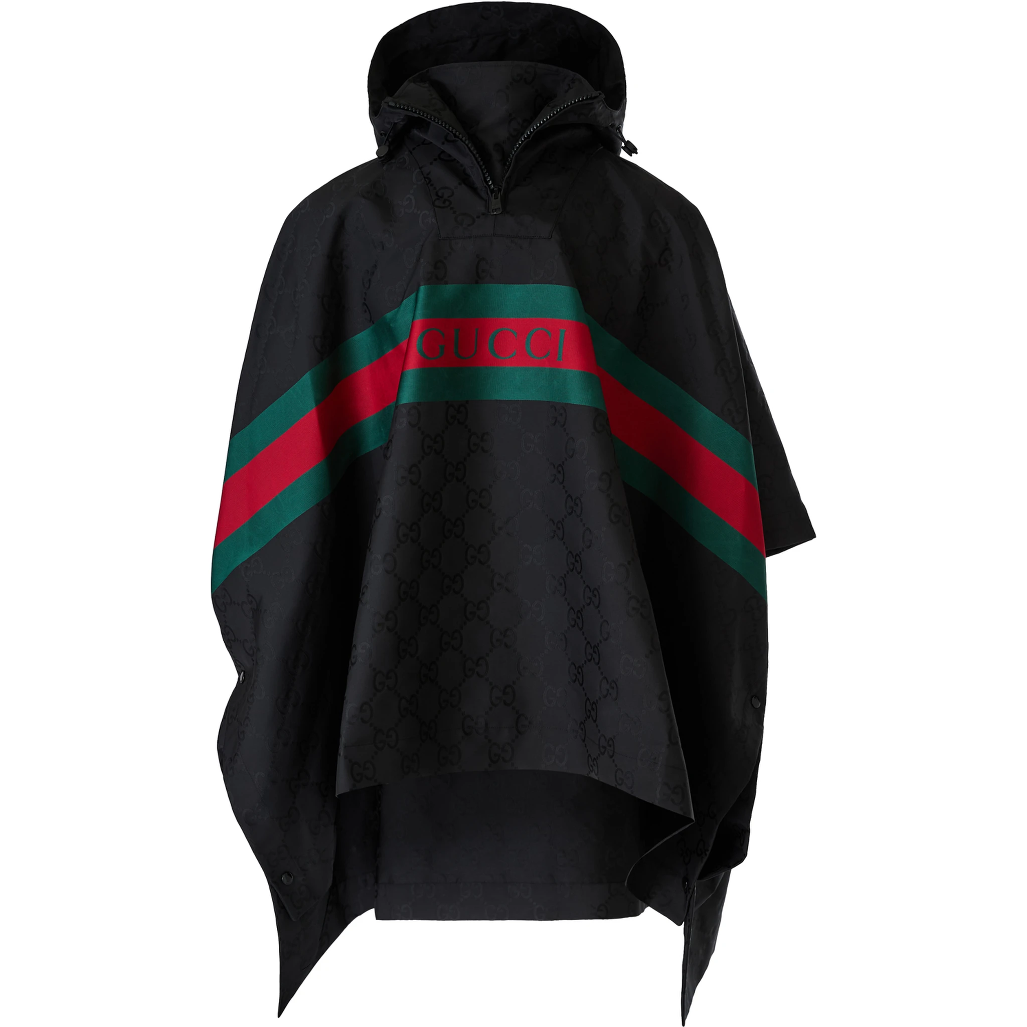 معطف من النايلون بنقشة جاكار جي جي