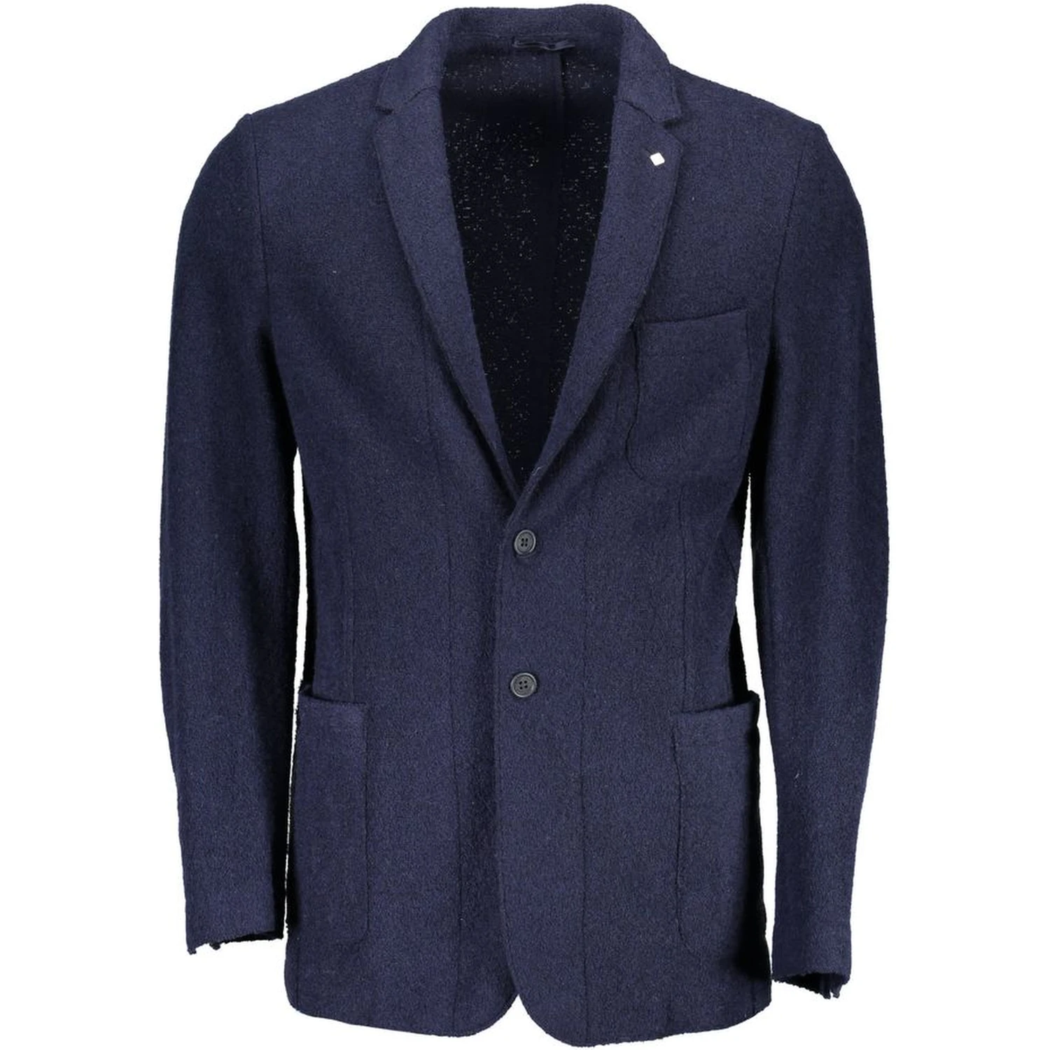 Blue Wool Jackets & Coat