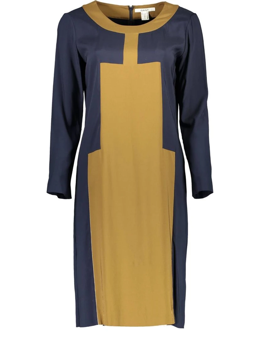 Blue Elastane Dress