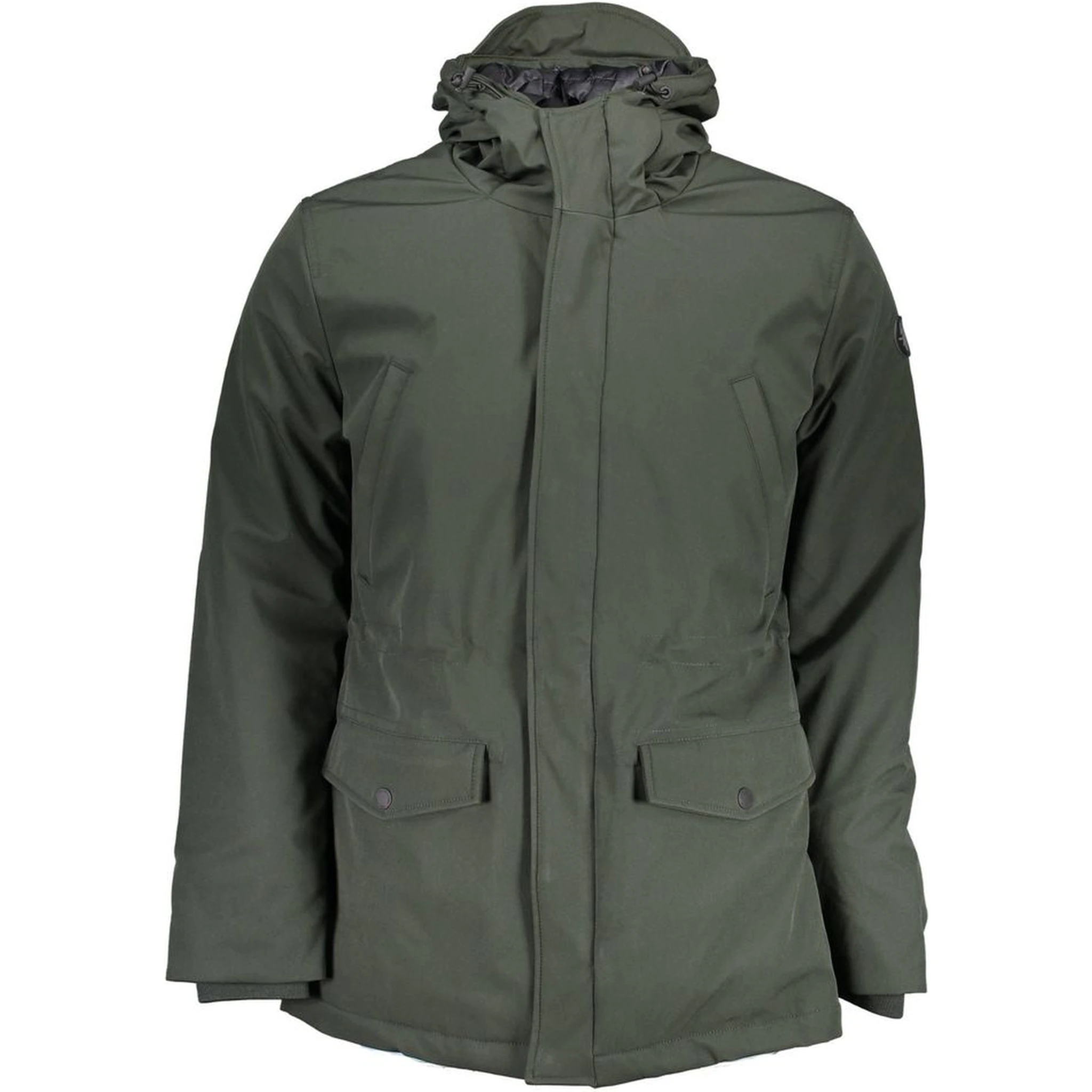 Green Polyester Jackets & Coat