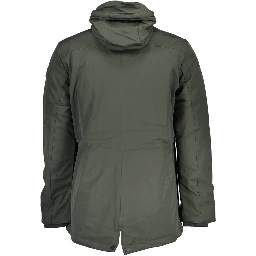Green Polyester Jackets & Coat