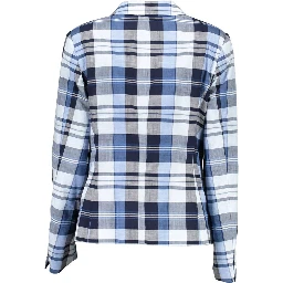 Blue Cotton Jackets & Coat