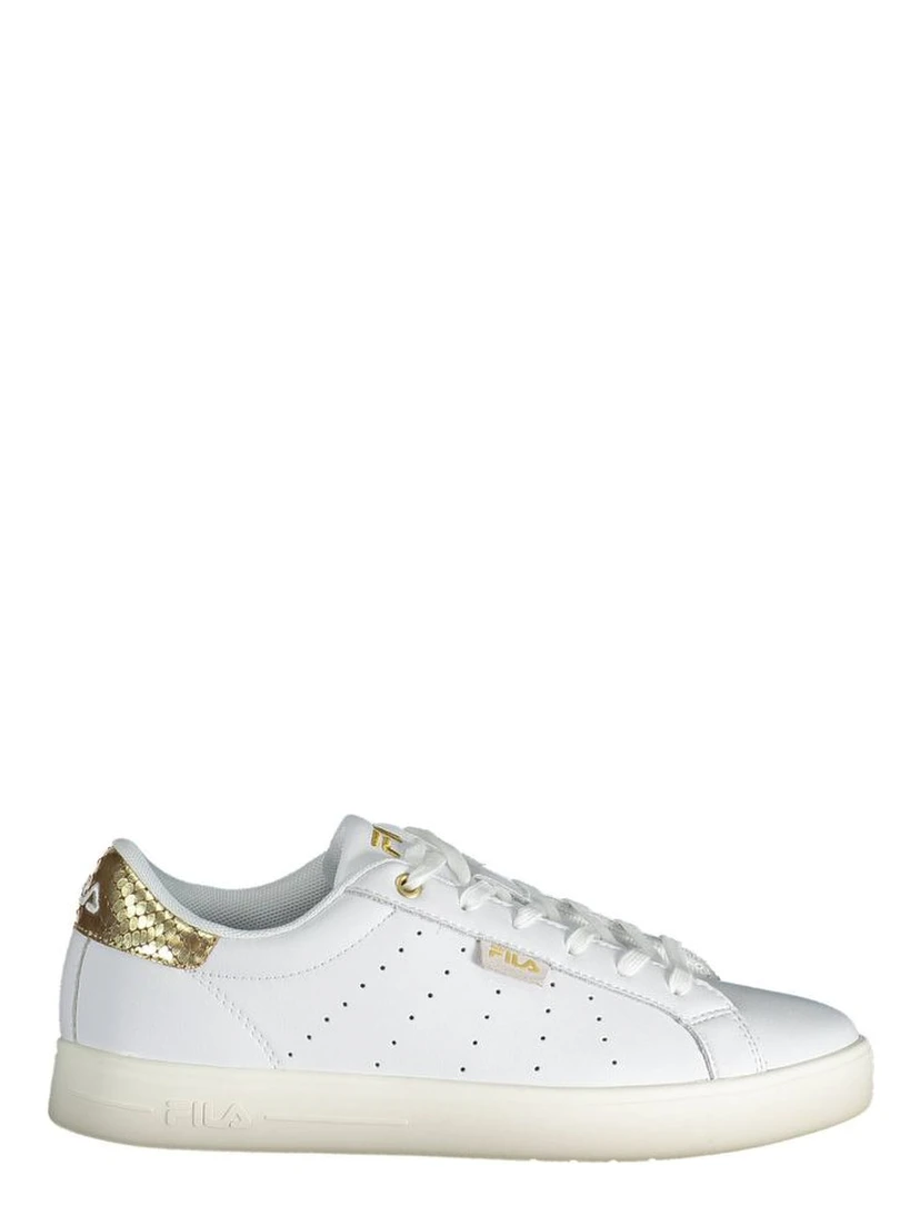White Polyester Sneaker