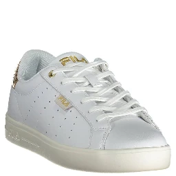 White Polyester Sneaker