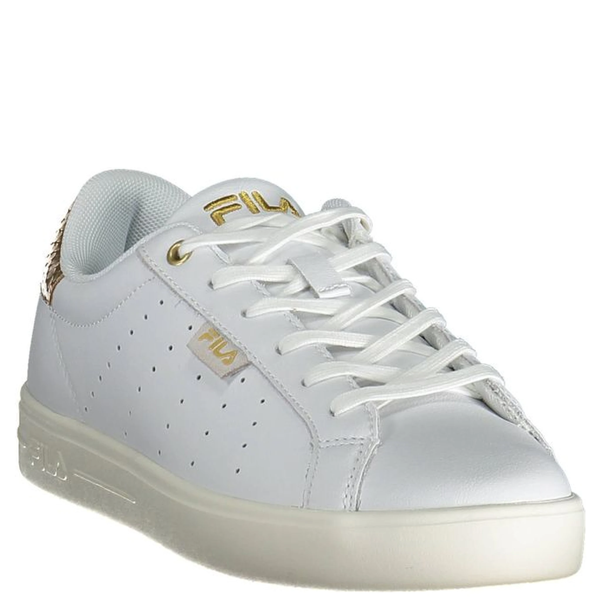 White Polyester Sneaker