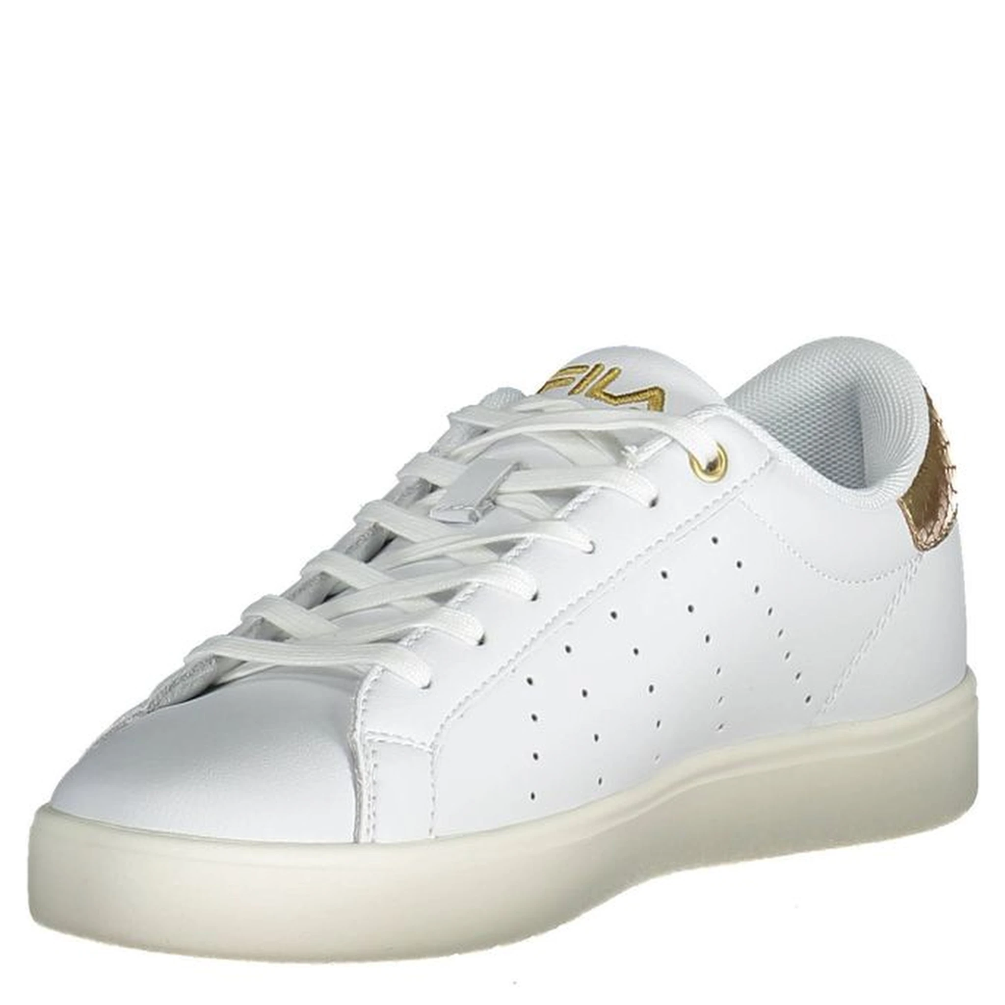 White Polyester Sneaker