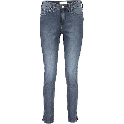 Blue Cotton Jeans Denim