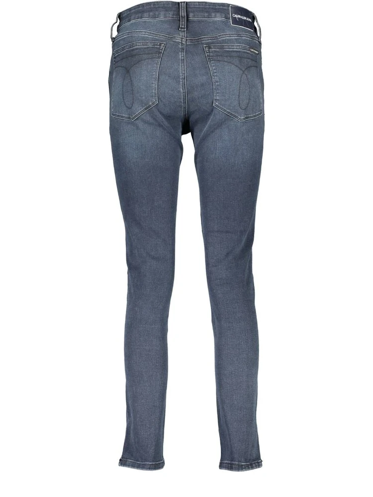 Blue Cotton Jeans Denim alternative