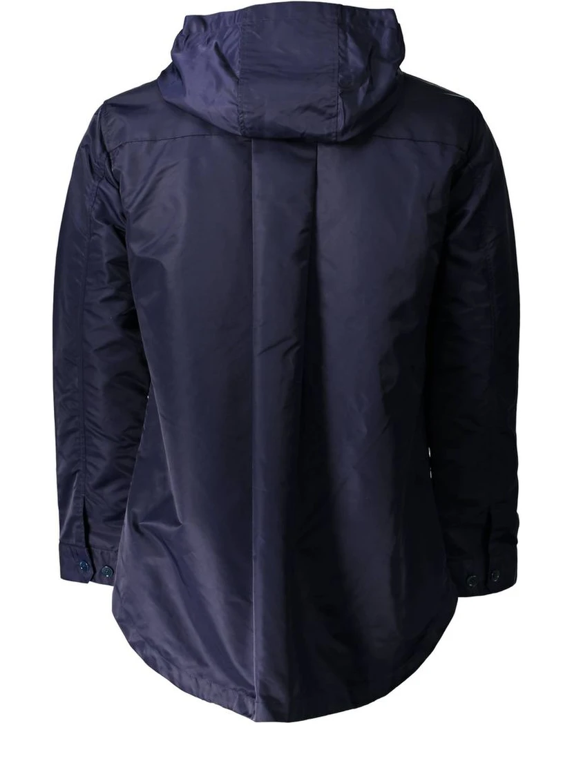 Blue Nylon Jackets & Coat