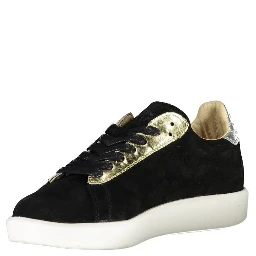 Black Fabric Sneaker
